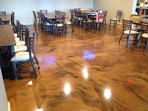 Decorative epoxy floors