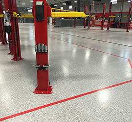 Automotive and aviation flooring